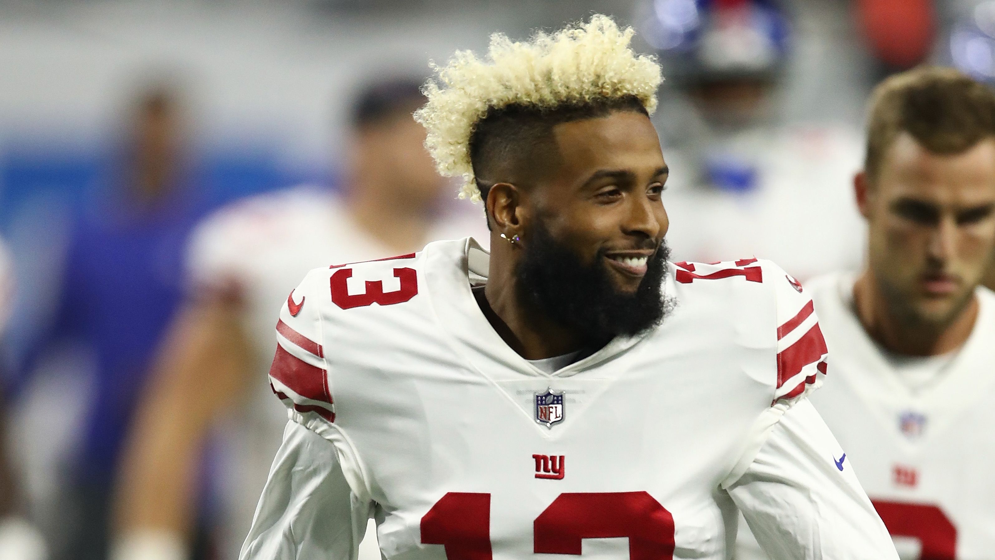 Odell Beckham Jr. shows off his incredible framed jersey collection