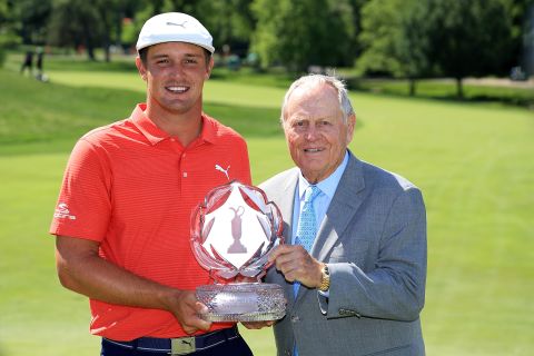 The physics major also won Jack Nicklaus'  Memorial tournament at Muirfield Village, Ohio, in June.