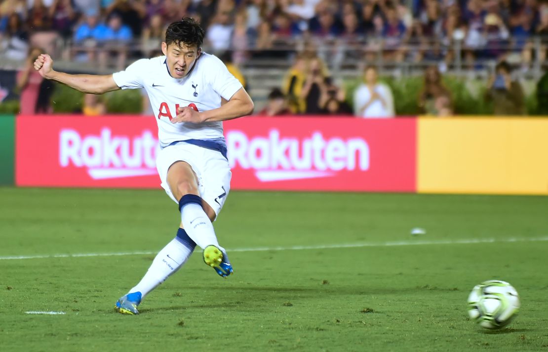Son Heung-min has made more than 100 appearances for Tottenham since joining in 2015.