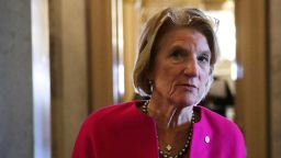 WASHINGTON, DC - DECEMBER 01:  U.S. Sen. Shelley Moore Capito (R-WV) speaks to members of the media at the Capitol December 1, 2017 in Washington, DC. Senate GOPs indicate that they have enough votes to pass the tax reform bill.  (Photo by Alex Wong/Getty Images)