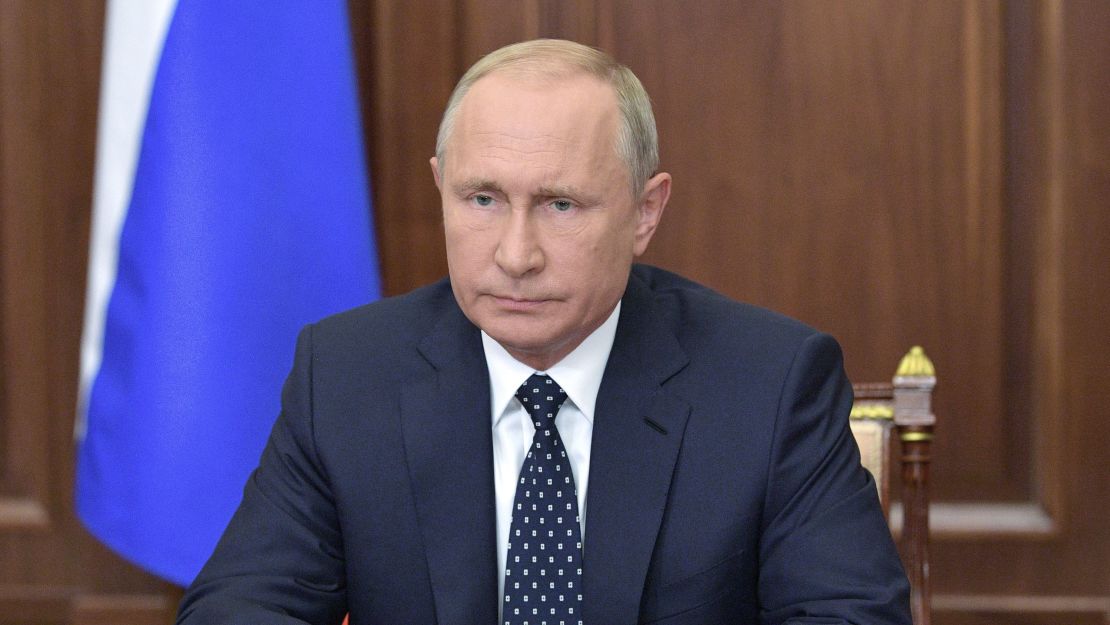 Putin makes an address on state TV Wednesday to make the case for raising the retirement age.
