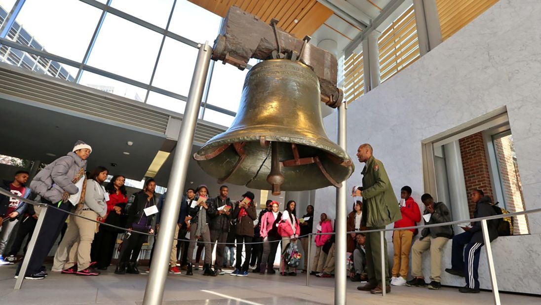 <strong>Independence National Park, Philadelphia:</strong> The famous Liberty Bell, pictured here, is just one of the attractions in "America's most historic square mile."