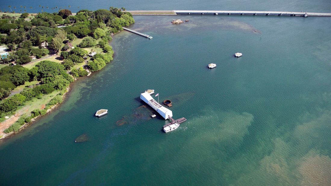 <strong>World War II Valor in the Pacific National Monument, Honolulu, Hawaii: </strong>This site, which commemorates the Japanese attack on Pearl Harbor, is accessible only by boat.