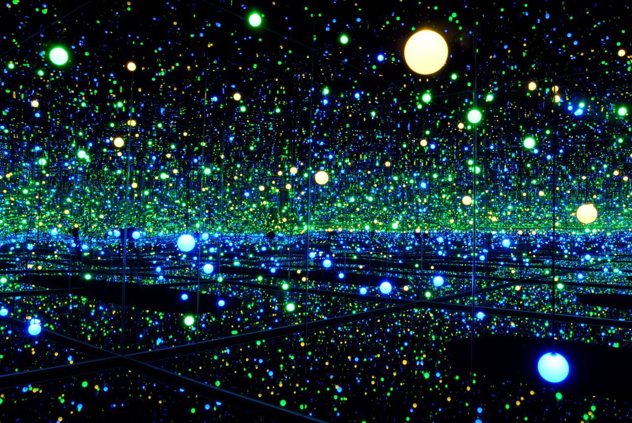  An installation by artist Yayoi Kusama at the Liverpool Biennial, International Festival Of Contemporary Art on October 4, 2008 in Liverpool, England.