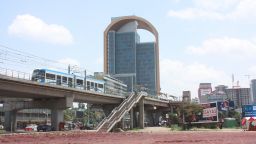 The LRT passes through Addis Ababa.