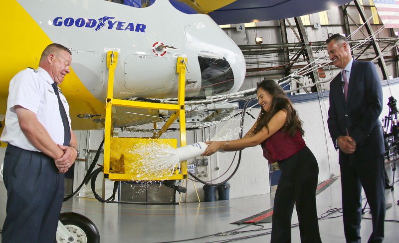 Goodyear’s Blimp Fleet Of Zeppelin Airships Is Complete | CNN