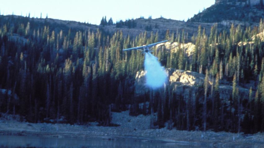 Aerial fish stocking