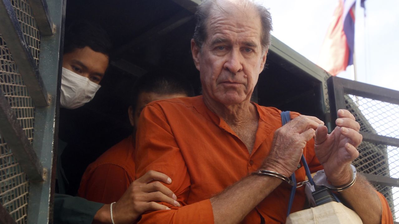 James Ricketson was accused of endangering national security by flying a drone over an opposition party rally last year.