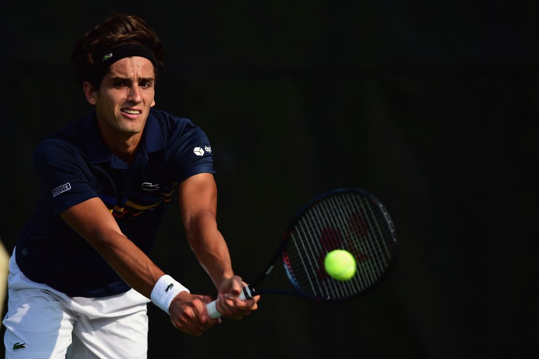 Pierre-Hugues Herbert of France says the umpire's intervention was inappropriate.