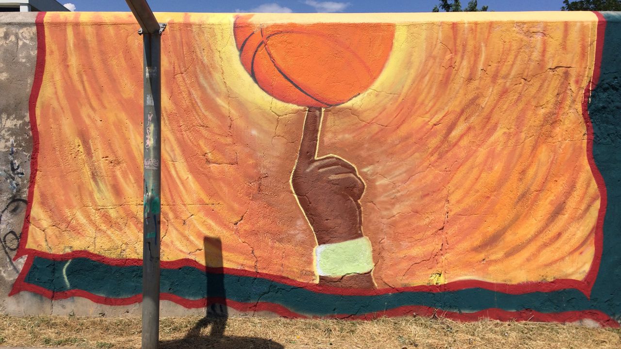 The hope the mural invites neighbours to walk into the hospital.