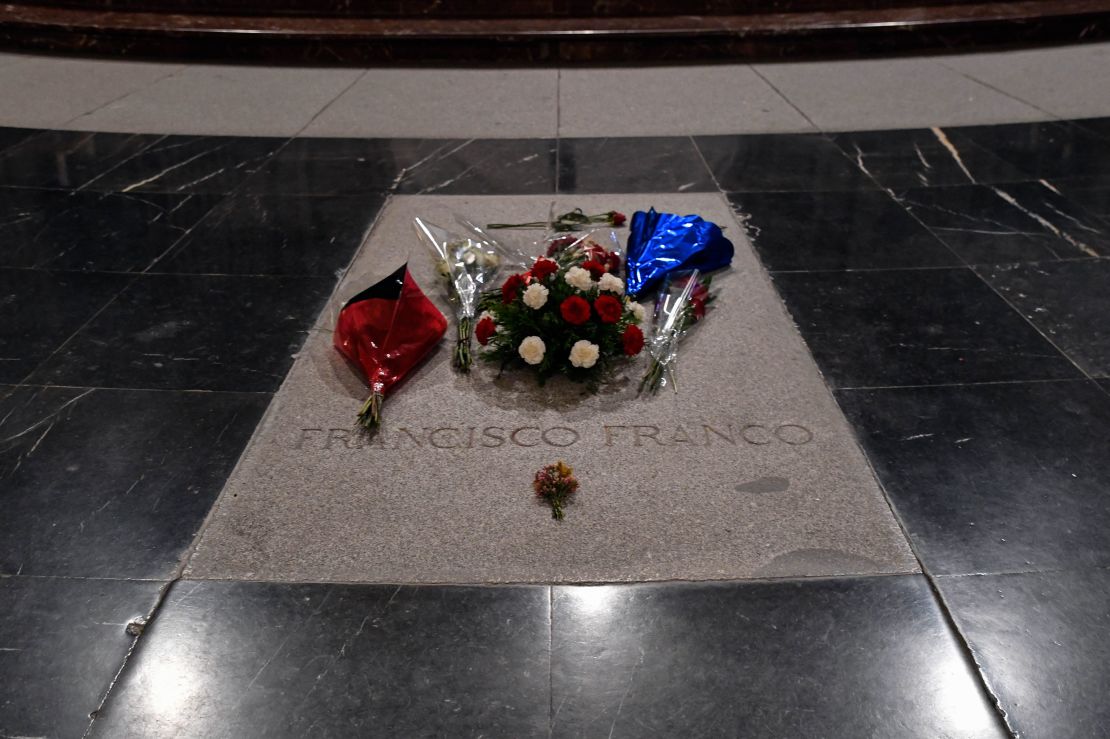 The grave of Spain's General Francisco Franco.