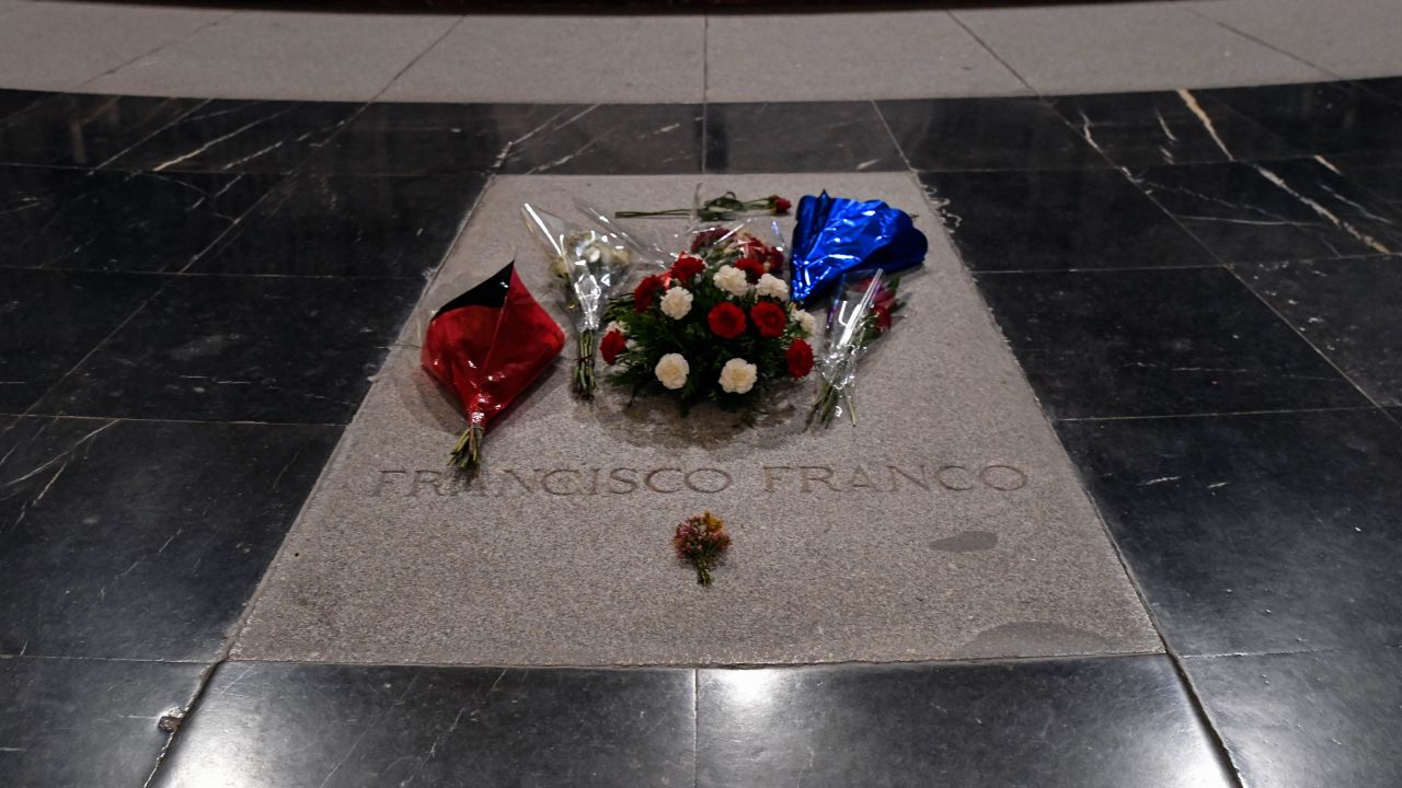 The grave of Spain's General Francisco Franco.