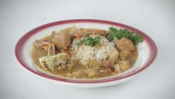 Family Meal New Orleans gumbo at Dooky Chase's by chef Leah Chase