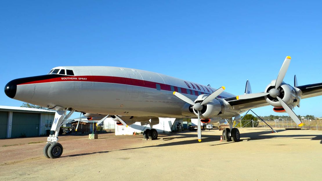 The plane once saw service in Alaska and Japan. 