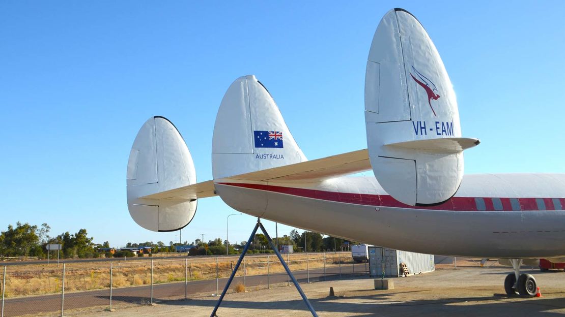 The Constellation's recognizable triple tail.