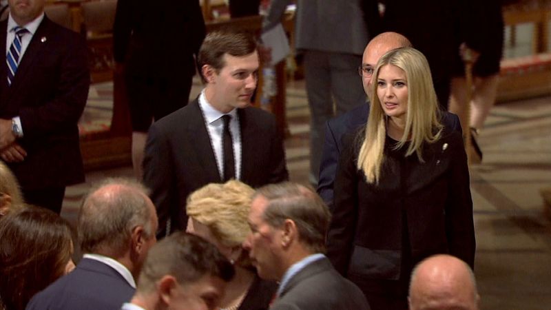 Ivanka Trump and Kushner attend McCain funeral | CNN Politics