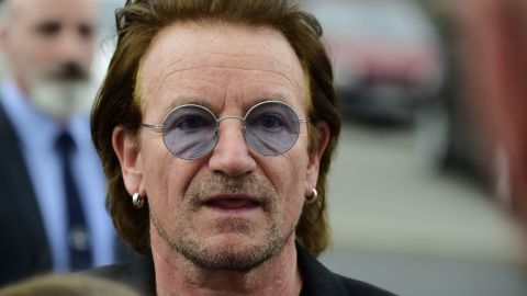 U2 frontman Bono, seen here in 2017: "I want to hear rage at injustice." 