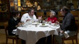 Family Meal: New Orleans roundtable with chefs Nina Compton, Emeril Lagasse, Leah Chase, and Donald Link. Photo taken at Emeril's New Orleans restaurant