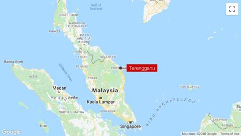 Terengganu Malaysia map