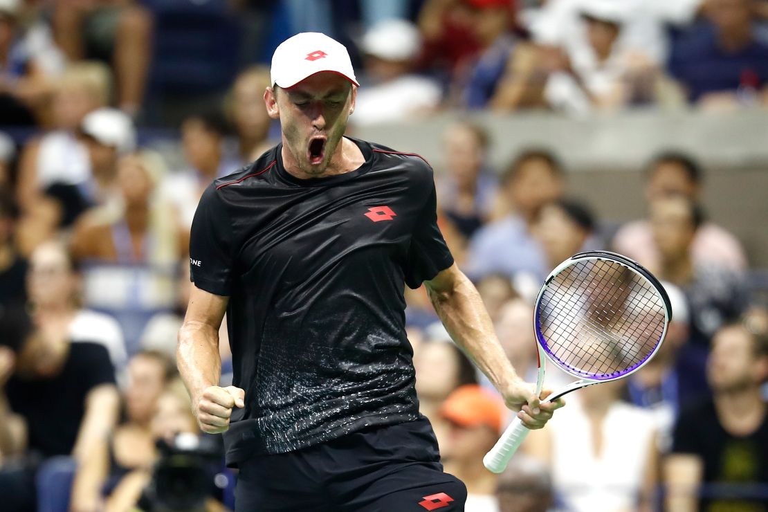 Millman has trained with Federer recently.