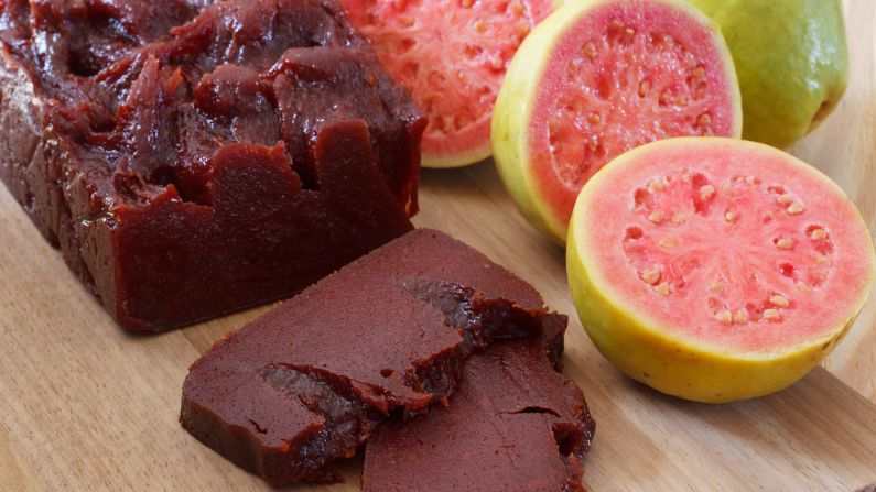 <strong>Sliced goiabada with guavas. </strong>Another treat that arrived in the Americas with monasteries and nunneries — many of which still produce sweets— Brazil's guava paste is influenced by Middle Eastern food traditions brought to Spain during the expansion of Islam.<br />
