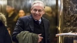 Journalist Bob Woodward is seen in the lobby of Trump Tower in New York (USA) on January 3, 2017. - NO WIRE SERVICE - Photo by: Albin Lohr-Jones/picture-alliance/dpa/AP Images