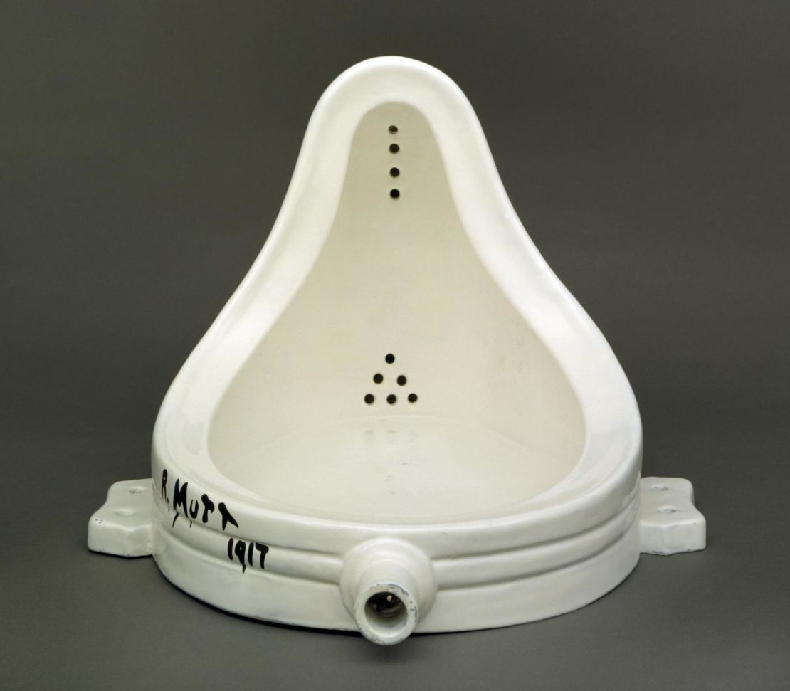 A 1964 replica of Marcel Duchamp's "Fountain" (1917)