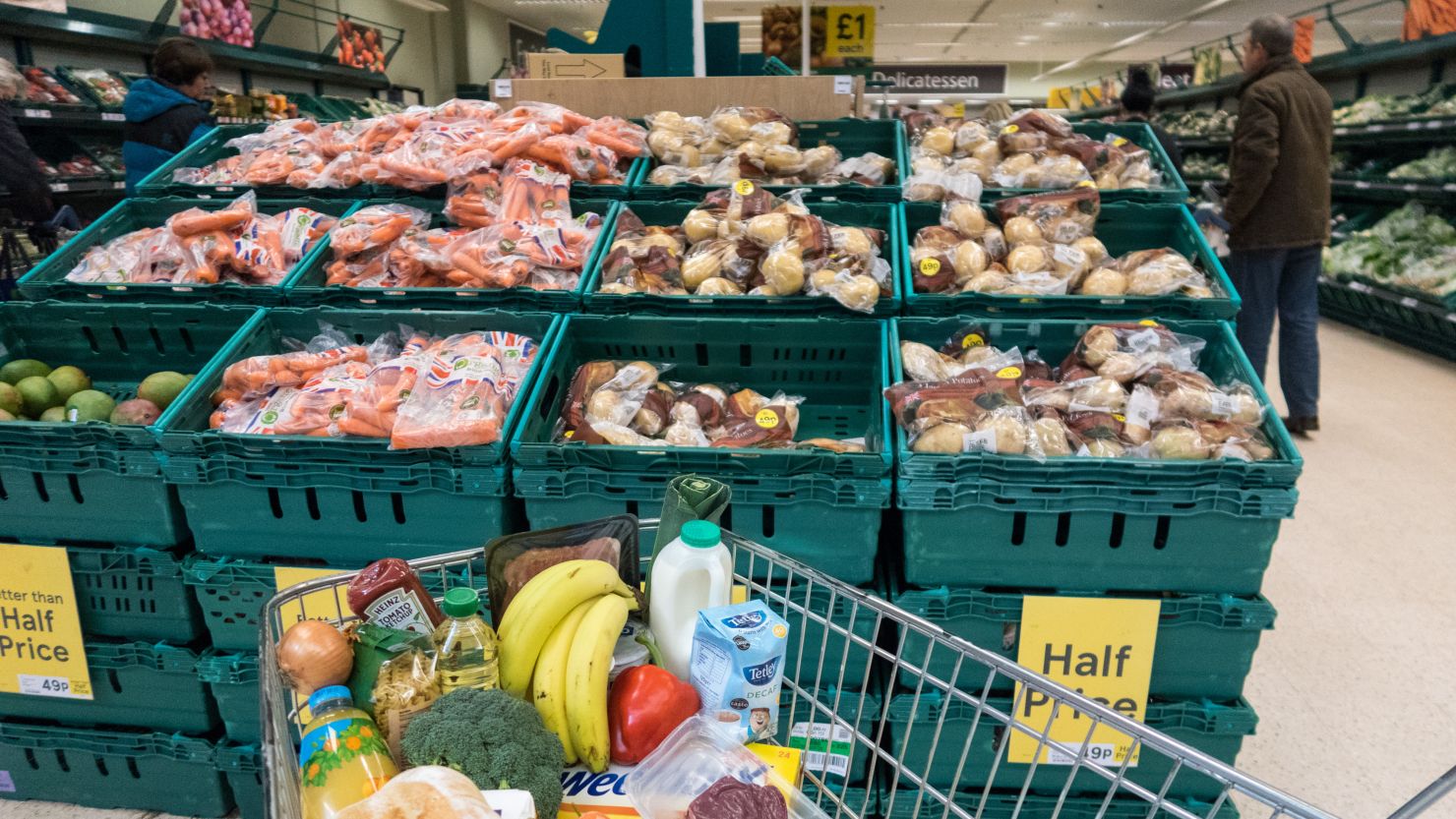 Fruit and vegetables are out of reach for millions of children in the UK, the report says.