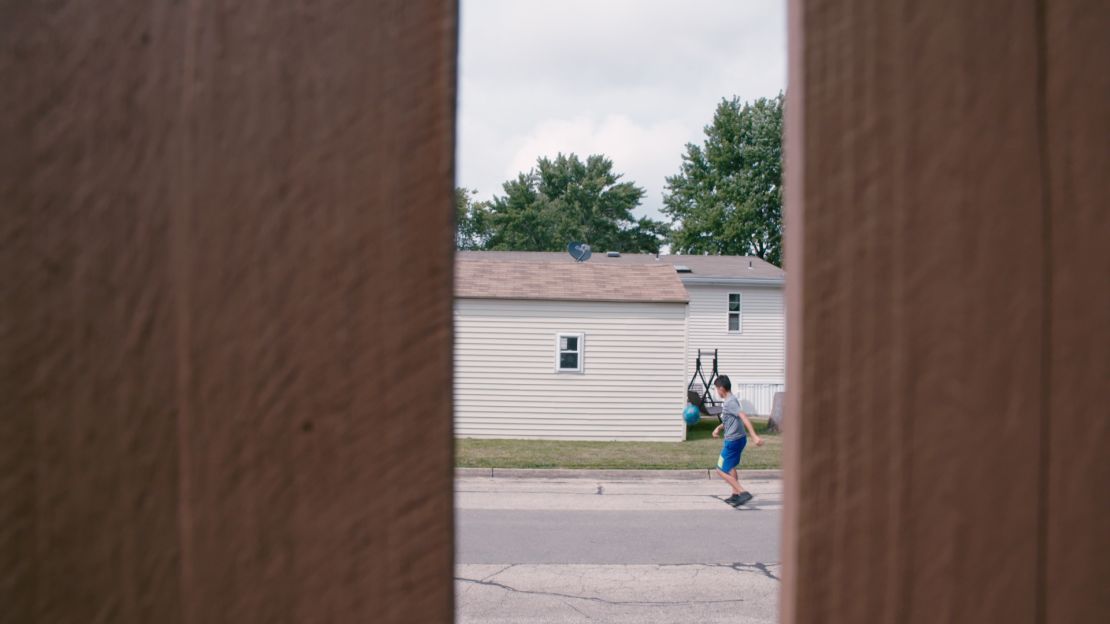 Alejandro said he tries to calm his anxiety by playing soccer. He hopes to play on a school team in the US.