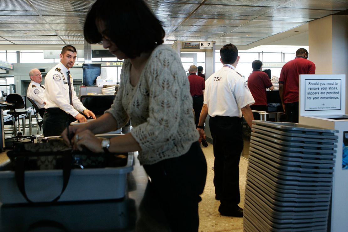 Next time you're dumping your stuff in the security trays, best have that hand sanitzer nearby.