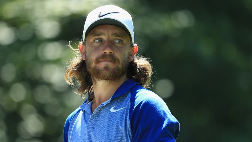 NORTON, MA - SEPTEMBER 03:  Tommy Fleetwood of England stands on the second hole during the final round of the Dell Technologies Championship at TPC Boston on September 3, 2018 in Norton, Massachusetts.  (Photo by Andrew Redington/Getty Images)
