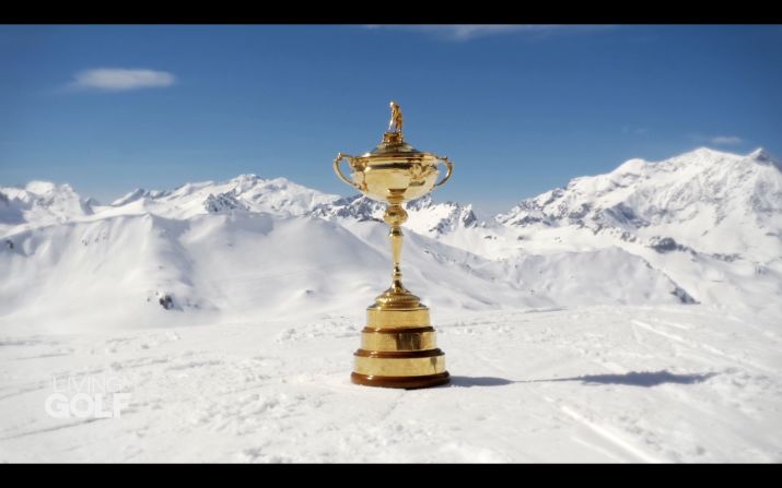 This month sees the Ryder Cup take place in France for the first time, at Le Golf National just outside Paris. The trophy made a trip to Val d'Isere for a special tournament to mark the forthcoming match between the US and Europe. 