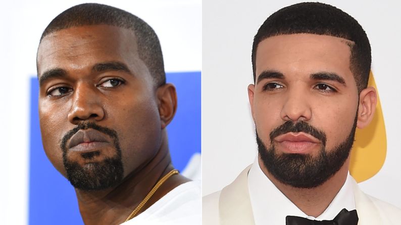 Kanye West took to Twitter in September 2018 to apologize to fellow rapper Drake after West got caught up in <a href="index.php?page=&url=https%3A%2F%2Fwww.cnn.com%2F2018%2F05%2F31%2Fentertainment%2Fdrake-pusha-t-blackface%2Findex.html" target="_blank">a beef Drake was having with Pusha- T. </a> He seemed to renew the <a href="index.php?page=&url=http%3A%2F%2Fwww.cnn.com%2F2018%2F12%2F14%2Fentertainment%2Fkanye-west-drake%2Findex.html" target="_blank">feud in a barrage of tweets</a> in December.