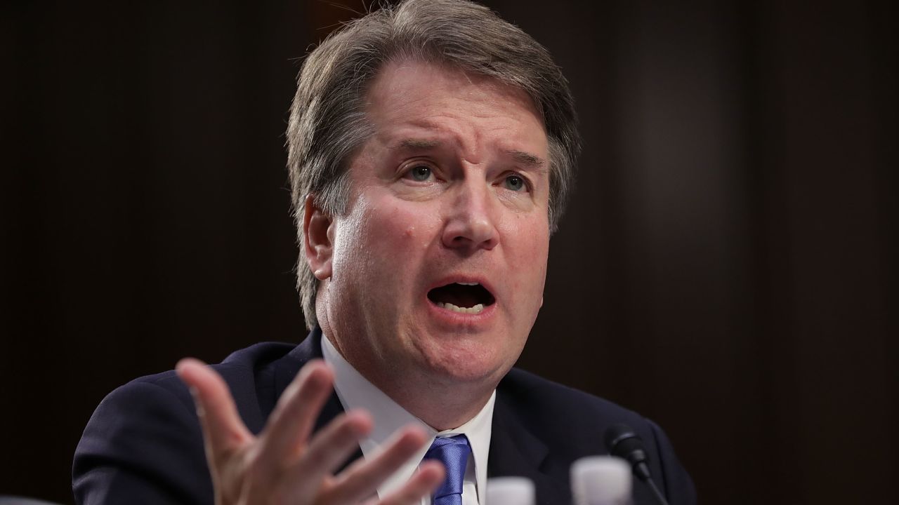 Supreme Court nominee Judge Brett Kavanaugh testifies before the Senate Judiciary Committee during the second day of his Supreme Court confirmation hearing on Capitol Hill September 5, 2018 in Washington, DC.