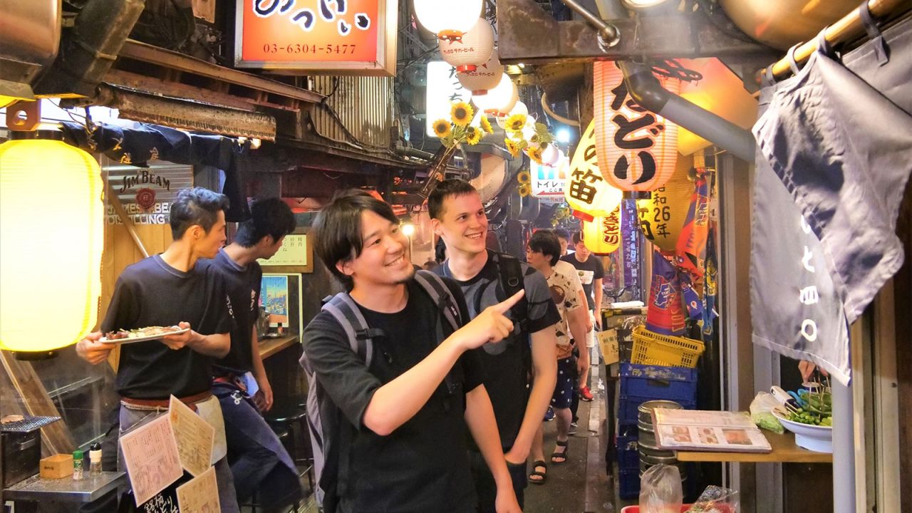 The main star of Magical Trip's food tours is Japanese nightlife.
