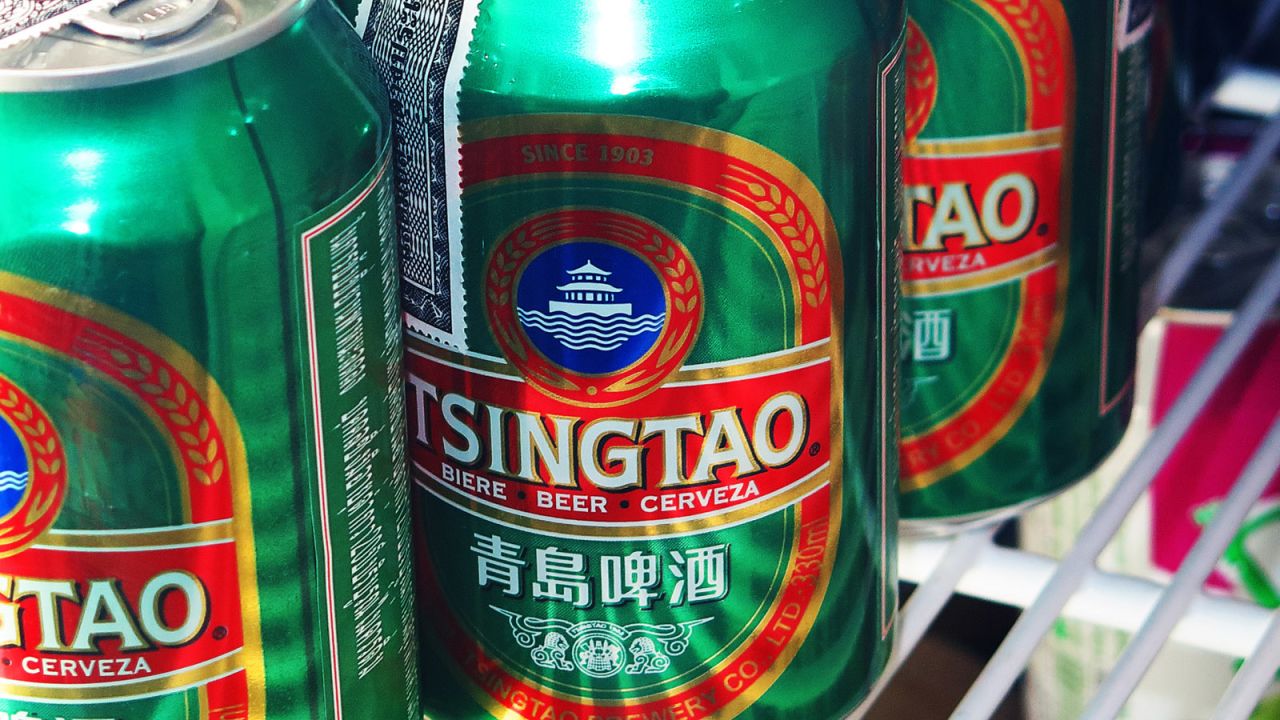 <strong>Chinese beer: </strong>China's famous Tsingtao beer is available in some shops' refrigerators.<br />