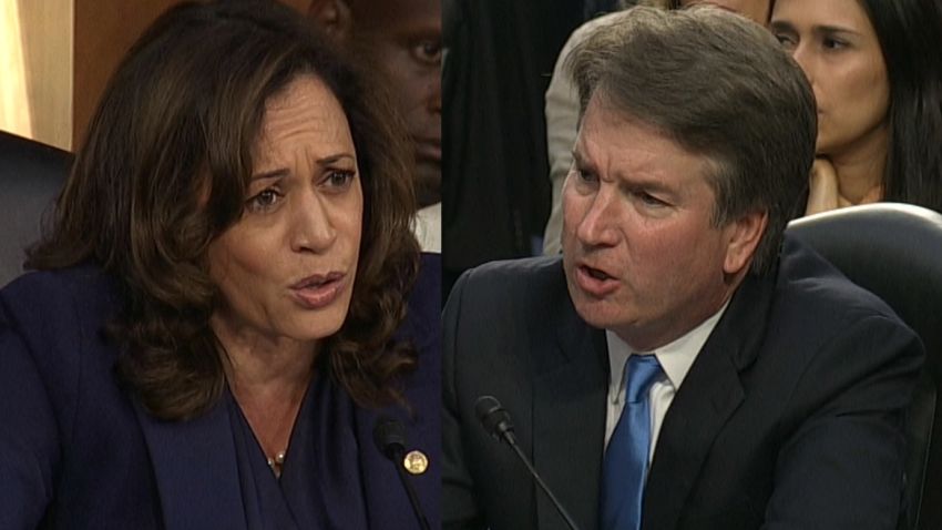 Kamala Harris Brett Kavanaugh split