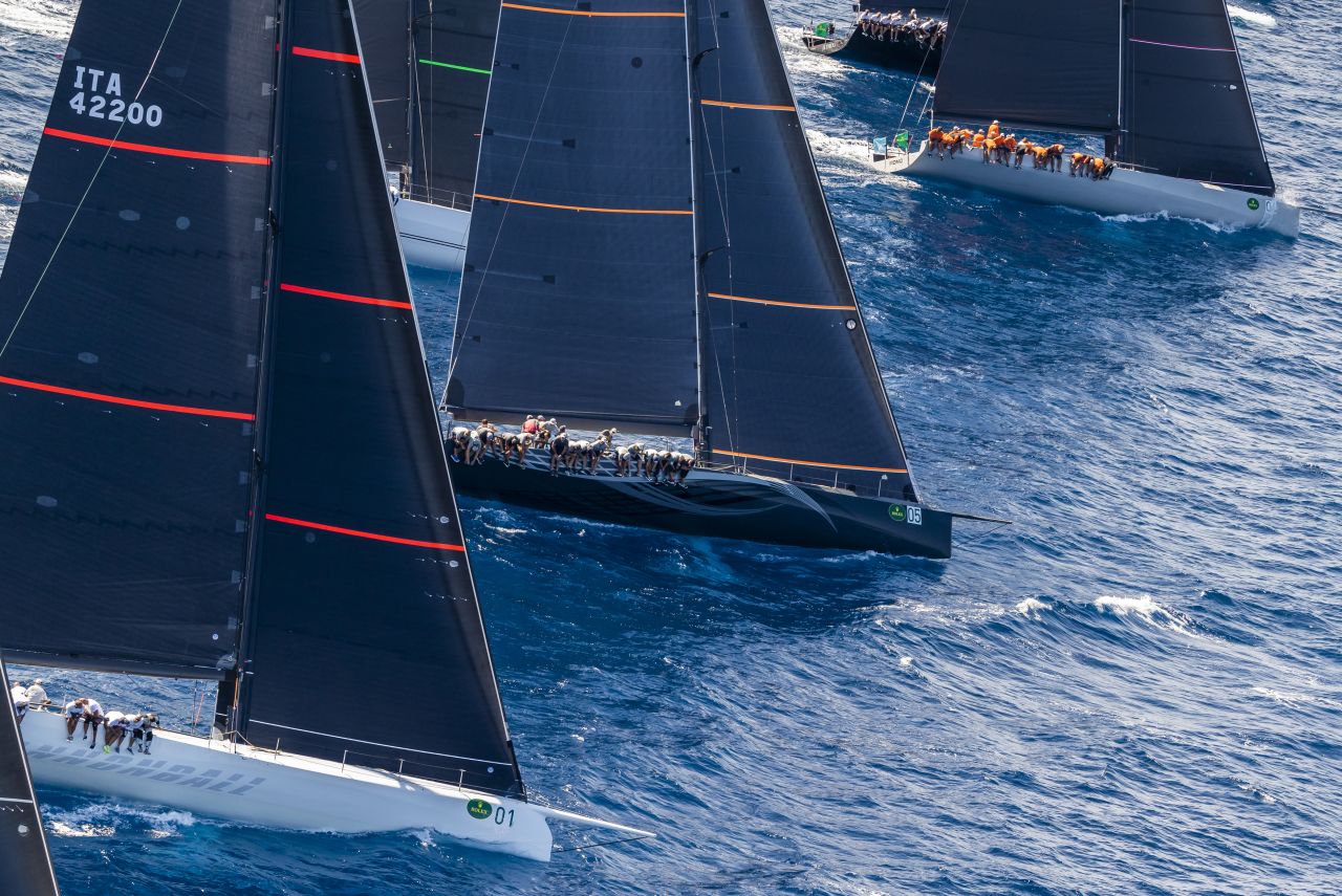 Racing is close and ultra competitive with some of the world's best pro sailors in action. 