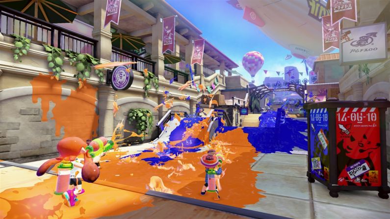 The exhibition offers a look at the creative process behind some recent popular games, such as Nintendo's "Splatoon."