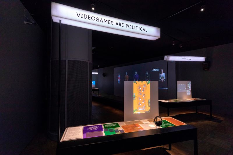 V and a hot sale video game exhibition