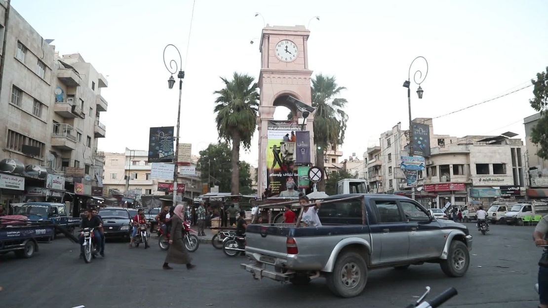 All seems calm on the streets of Idlib, though Syrian troops are preparing an attack on the city. 