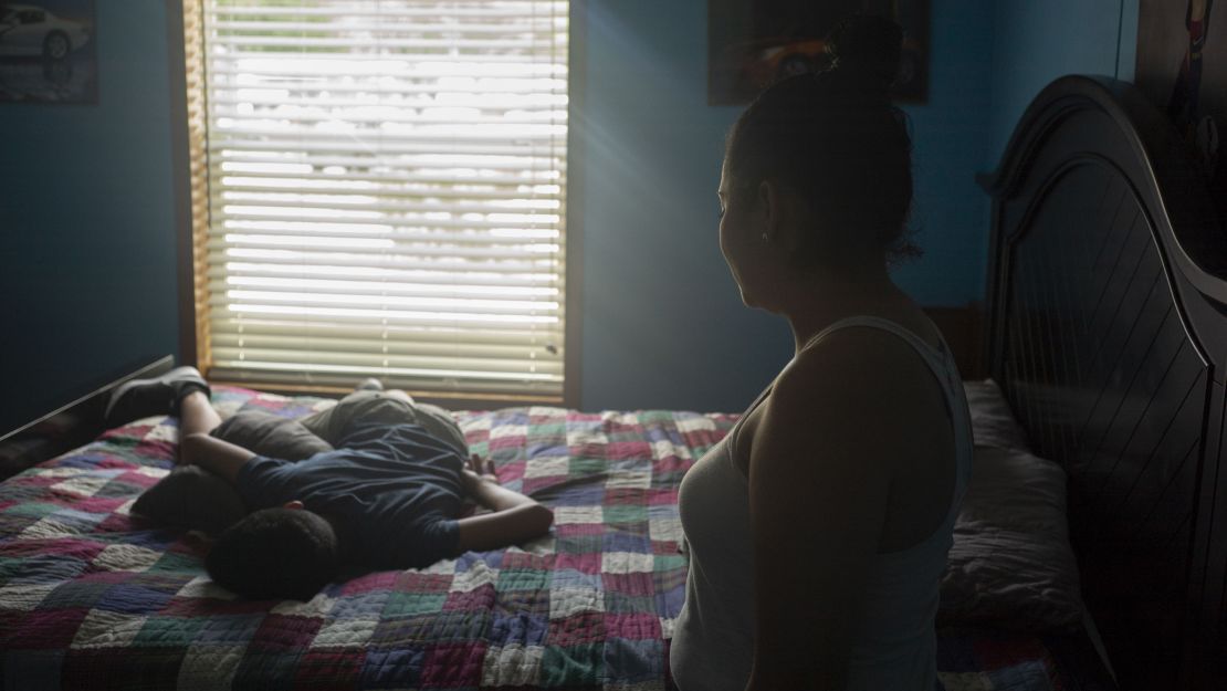 Alejandro, 13, said he fell into a deep depression after his separation and detention. The experience caused "irreparable damage," his mother Dalia said.