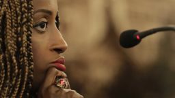 Somali psychotherapist and anti-FGM activist Leyla Hussein attends a press conference on May 22, 2017 at the Oslo Freedom Forum.  / AFP PHOTO / NTB Scanpix / BERIT ROALD / Norway OUT        (Photo credit should read BERIT ROALD/AFP/Getty Images)