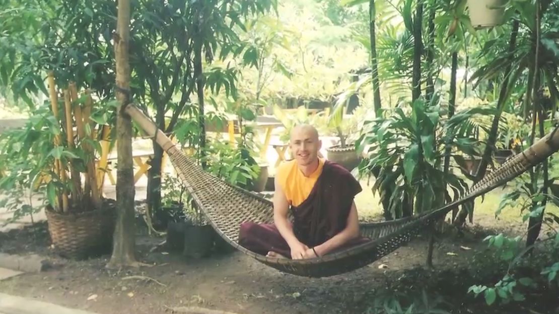 Andy Puddicombe when he was training to be a monk.