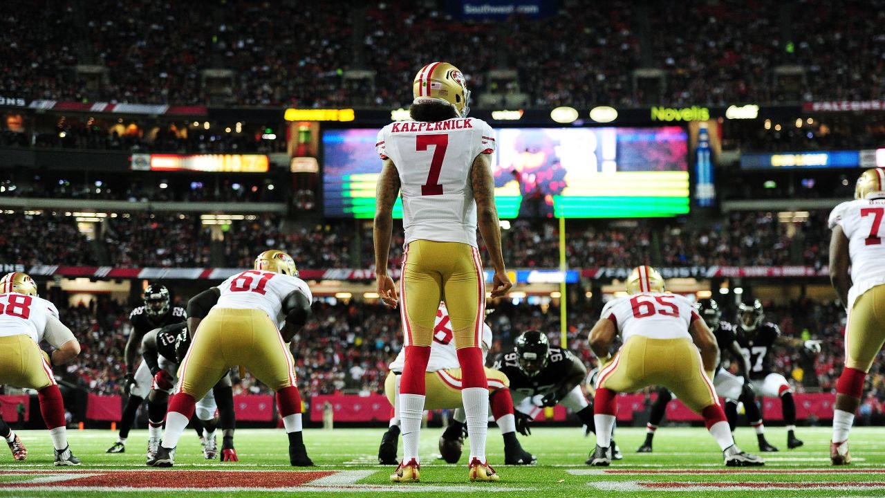Kaepernick played for the 49ers for six years