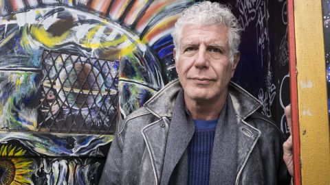 Anthony Bourdain explores the Lower East Side of New York City, New York on April 1, 2018.  (photo by David Scott Holloway)