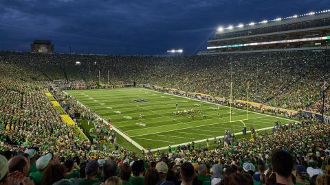 Notre Dame Stadium in South Bend, Indiana