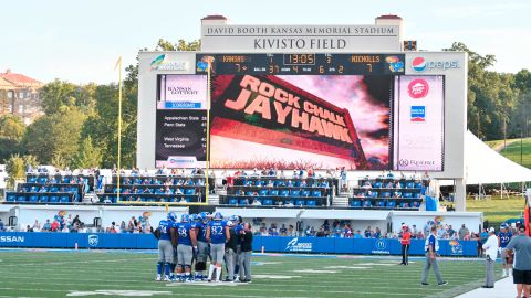 Memorial Stadium in Lawrence, Kansas