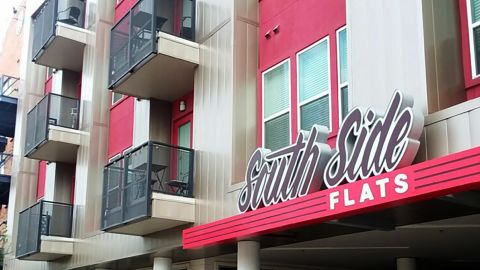 The shooting occurred at the South Side Flats in Dallas.