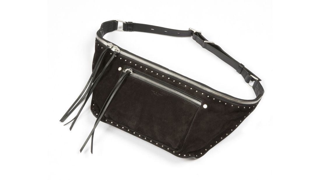 Outdoor calfskin leather fanny pack by Florence Leather Market